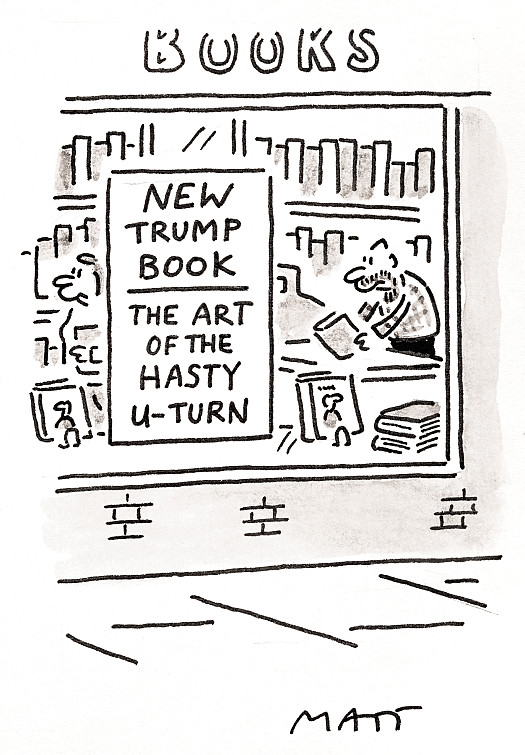 New Trump Book
The art of the hasty u-turn