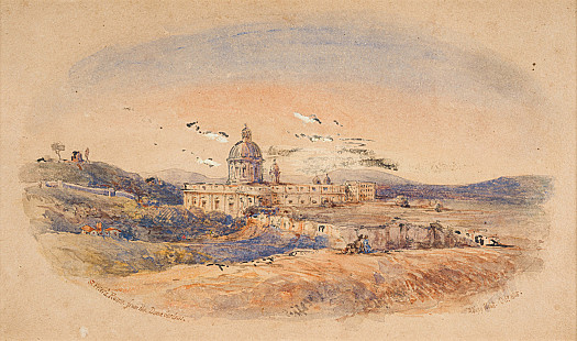 St Peter's from the Doria Gardens