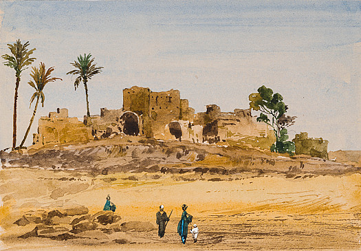 Outside the village
