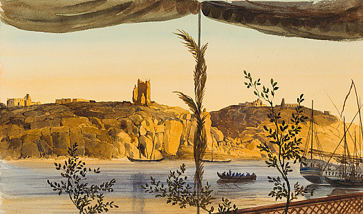 Across the Nile from the balcony