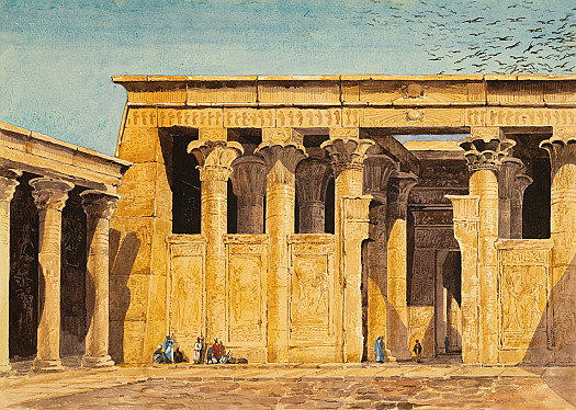 Court of Offerings at the Temple of Horus, Edfu