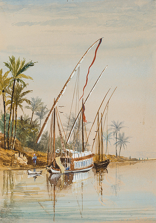 Boats on the Nile