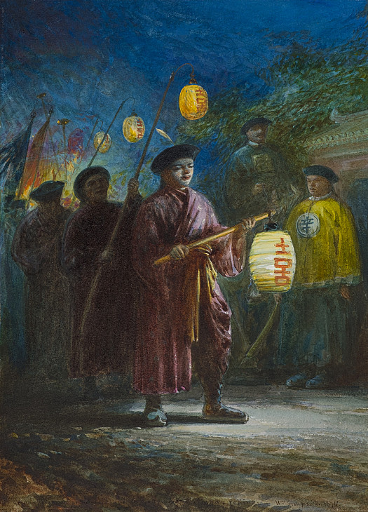 A Group of Figures at the Marriage of the Emperor of China, Peking