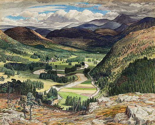 The River Dee from Creag Choinnich
