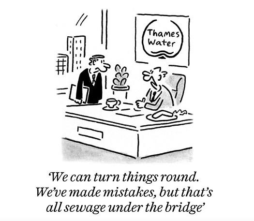 We can turn things around. We've made mistakes, but that's all sewage under the bridge
