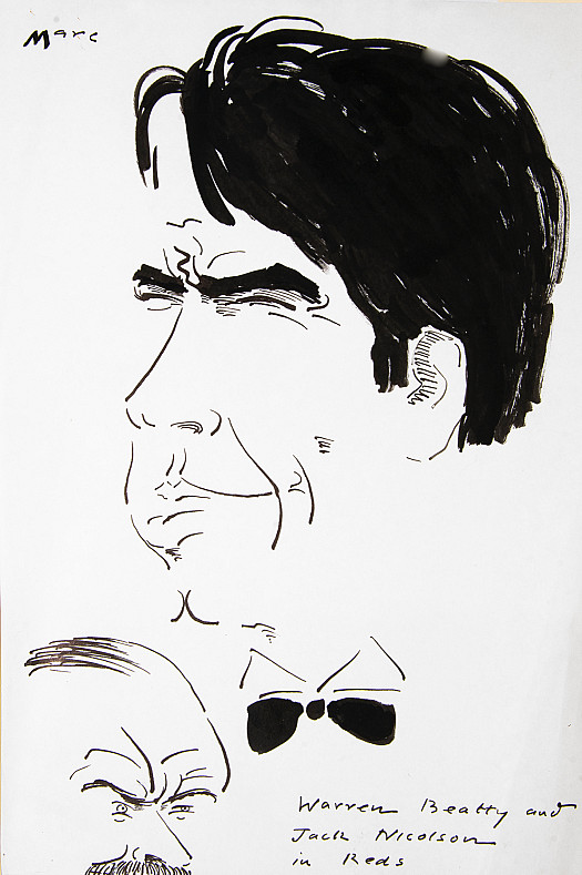 Warren Beatty and Jack Nicholson in Reds