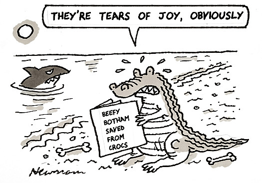They're tears of joy, obviously