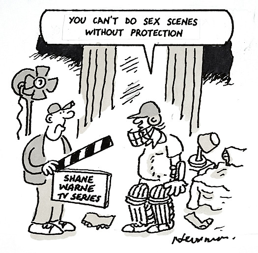 You can't do sex scenes without protection