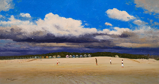 Batting on the Beach, West Wittering