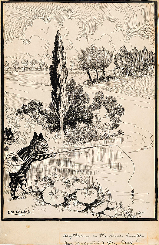 Inquirer: &quot;Anything in the river, mister?&quot;
Angler (disgusted): &quot;Yes, mud!&quot;