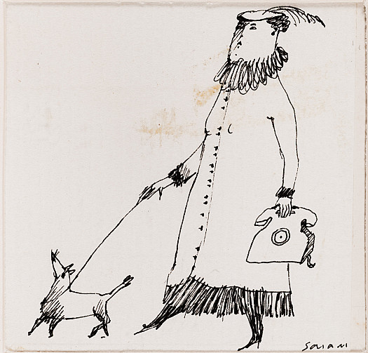 Walking the dog and telephone