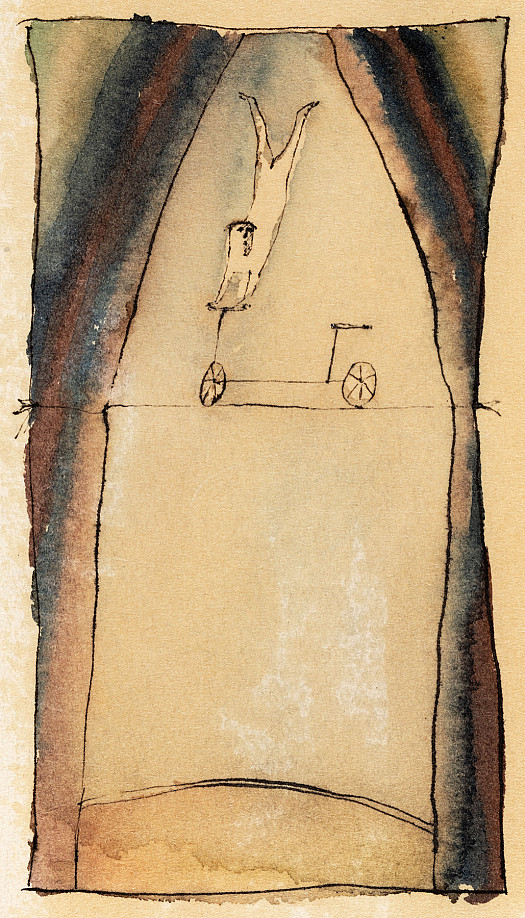 High Wire Bicycle Trick