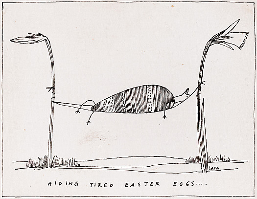 Hiding Tired Easter Eggs ...