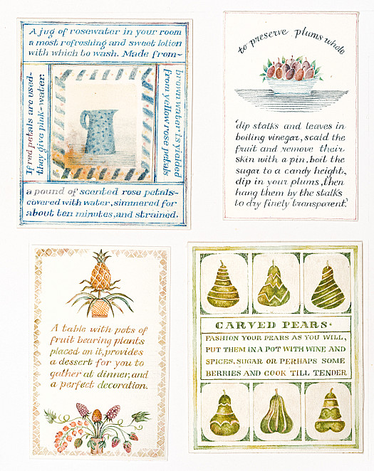 Preserved Plums and Carved Pears