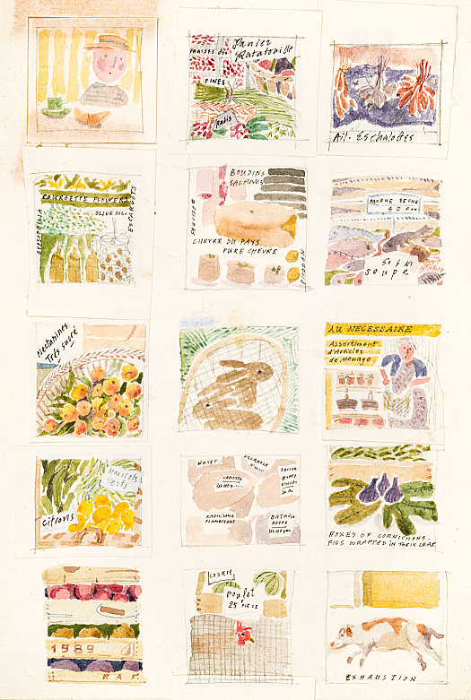 Scenes from a French market