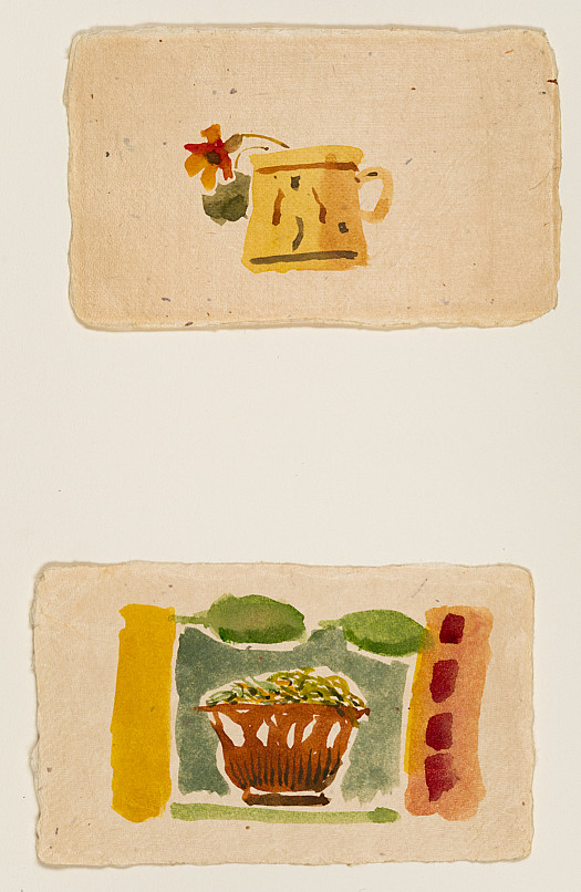 Plant pot and salad bowl