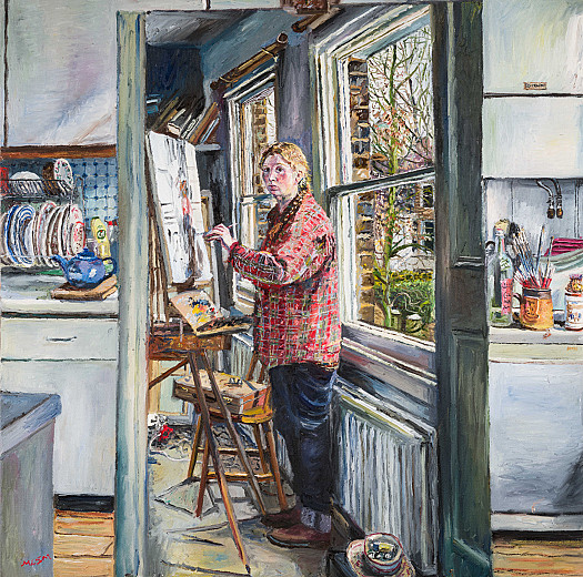 Self Portrait in the Kitchen