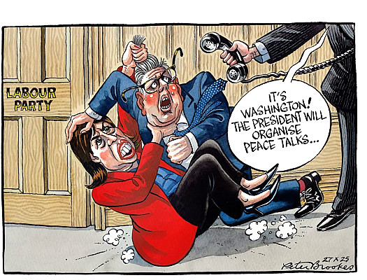 It's Washington! The President will organise peace talks ...