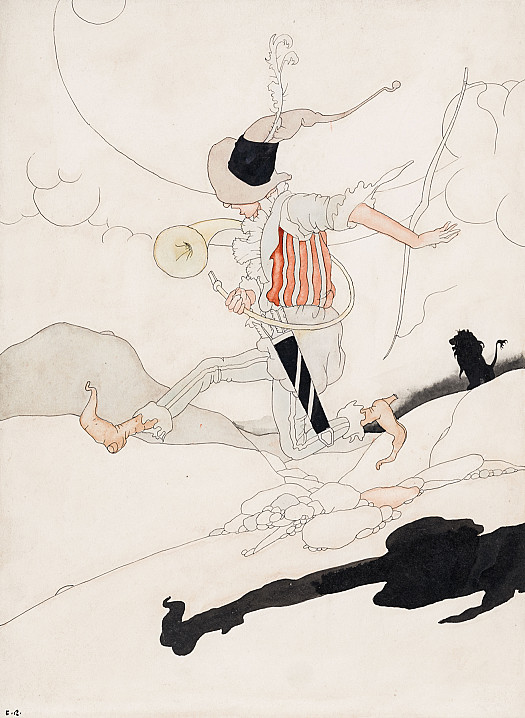 The Braggart, Prompt his Flight to Take