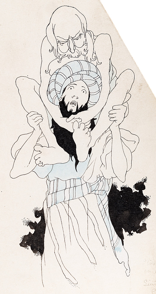 I took him on my back