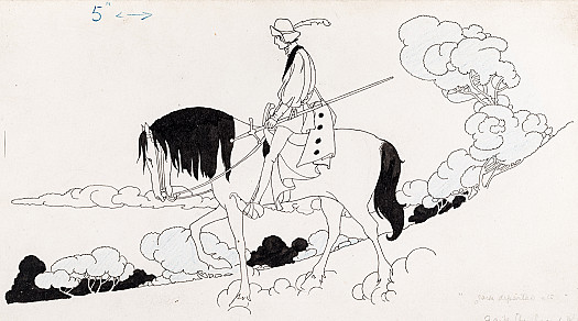 Jack departed, taking with him his cap of knowledge, his sword of sharpness, his shoes of swiftness, and his invisible coat