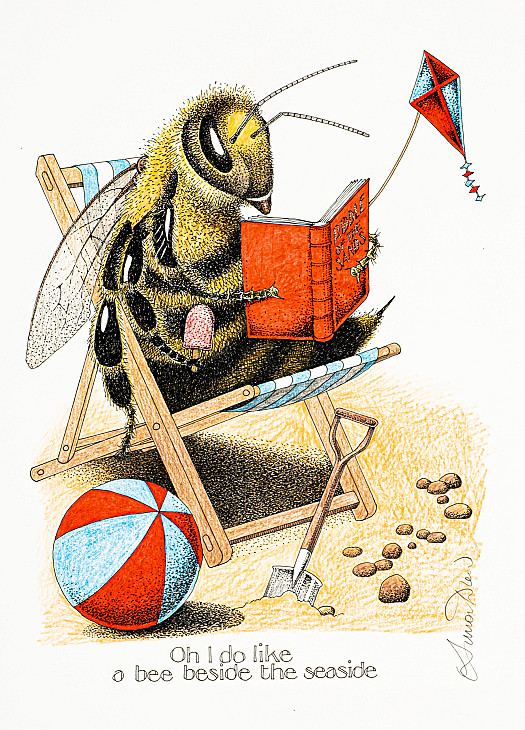 Oh I do like a bee beside the seaside
