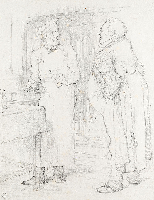 The Egyptian Hash
Head Cook: 'How Will You Have It Flavoured Sir?' 
Mr B: 'Well-Um-P'raps You'd Better Do It Your Own Way, - only Don't Let's Have Too Much Fr_Hem! Foreign Sauce In It'