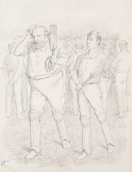 Stumps Drawn
Salisbury: Phew! Not a bad innings Joe?
Chamberlain: Glad you think so! But you might have backed me up better at the finish!