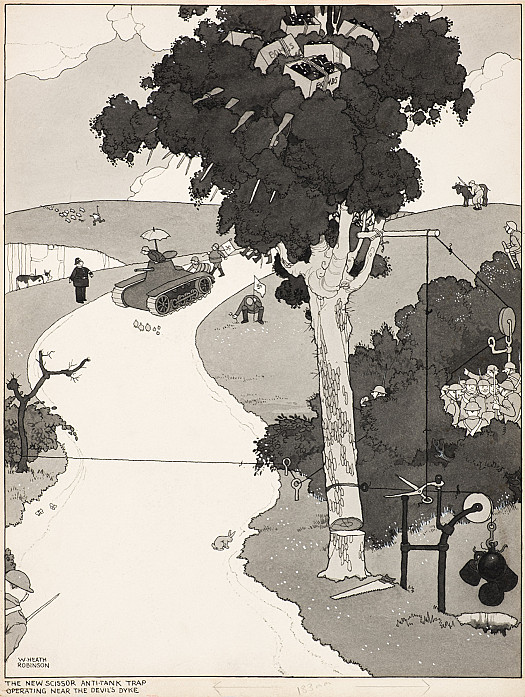 The New Scissor Anti-Tank Trap operating neat the Devil's Dyke