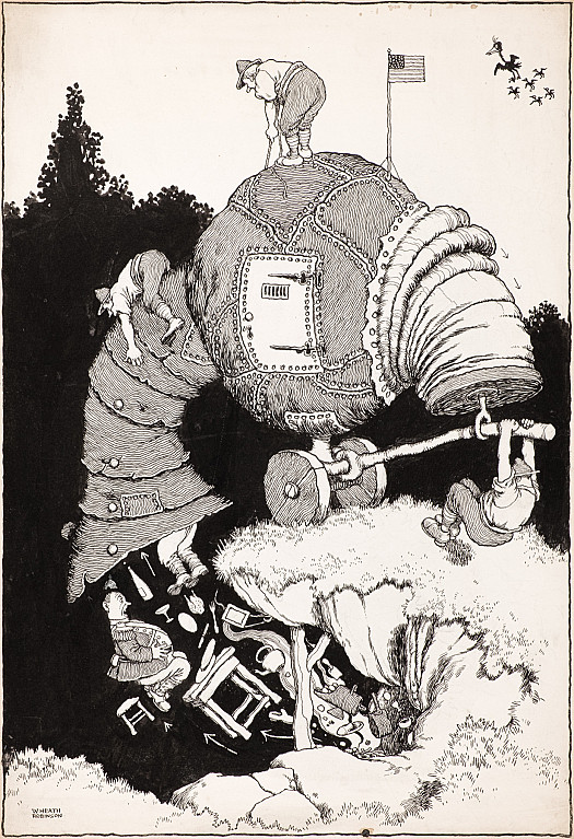 The American Suction Tank
For Drawing the Enemy From His Dug Out