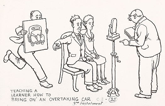 Teaching a Learner how to 'Bring On' an Overtaking Car