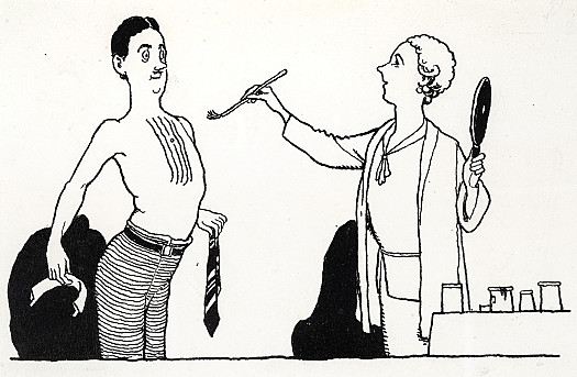 When the shirt does not come home from the wash