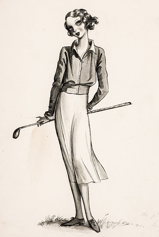 The Plain Lady Golfer