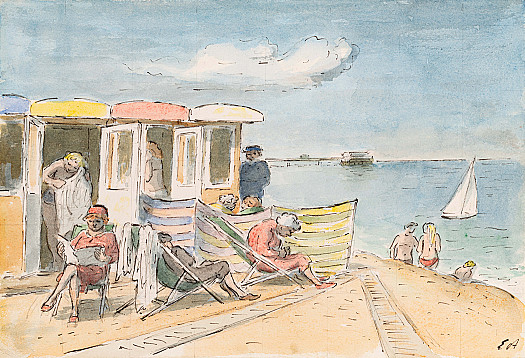 Bathing Huts at Deal