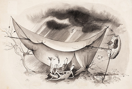 I've always maintained the weather's no deterrent to a picnic, if you use a little ingenuity