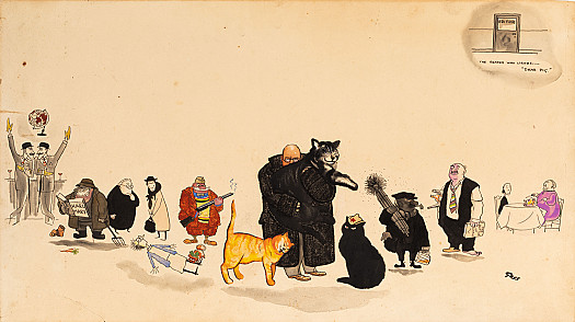 Study for Caricatures