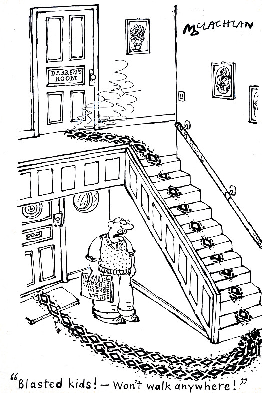 Blasted kids! &ndash; Won't walk anywhere!