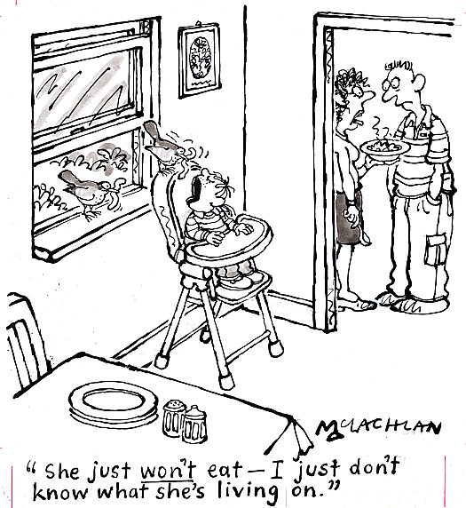 She just won't eat &ndash; I just don't know what she's living on