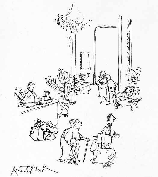 My Grandmother marched me out of the room