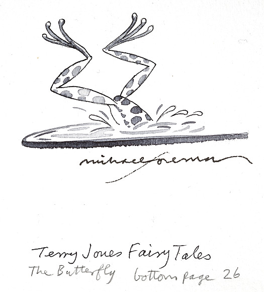 So he soon became bored, and hopped off into the pond