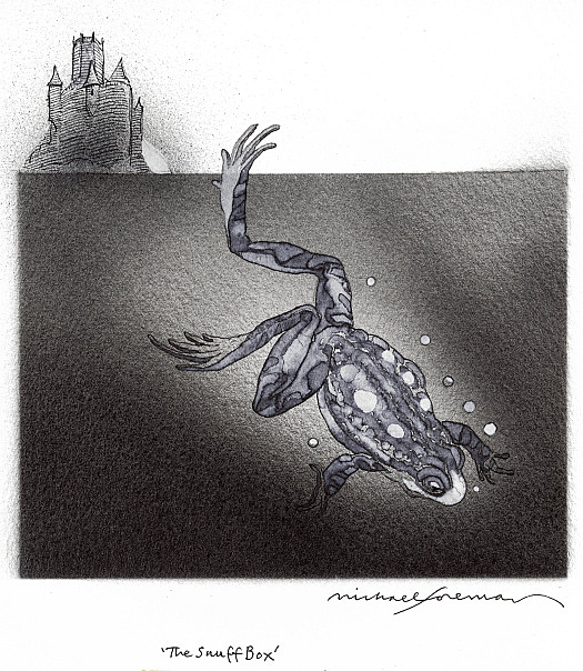 So the toad took the lantern, and disappeared into the dismal waters once more