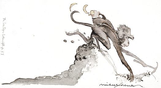 The monkey climbed for seven days and seven nights