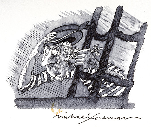 Bill Stoker peers into the storm