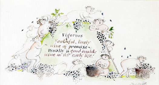 Vigorous Youthful, lively wine of promise &ndash; Usually a good quality wine in its early life