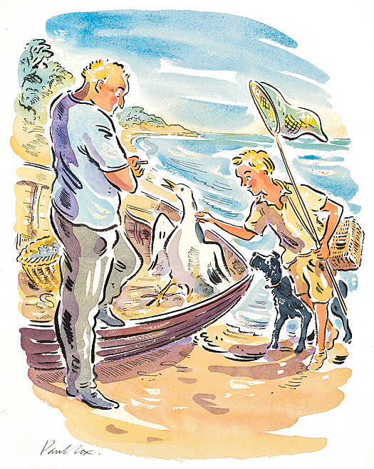 Be careful...watch out! He is a bully, that one!