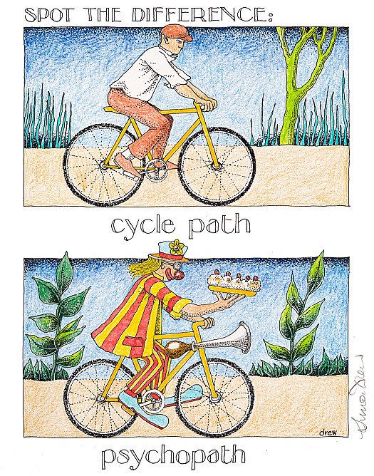 Spot the Difference:
Cycle Path
Psychopath