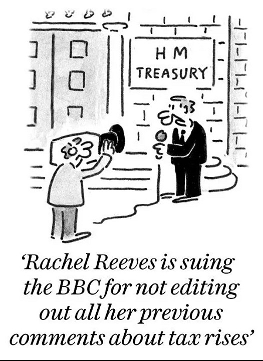 Rachel Reeves is suing the BBC for not editing out all her previous comments about tax rises