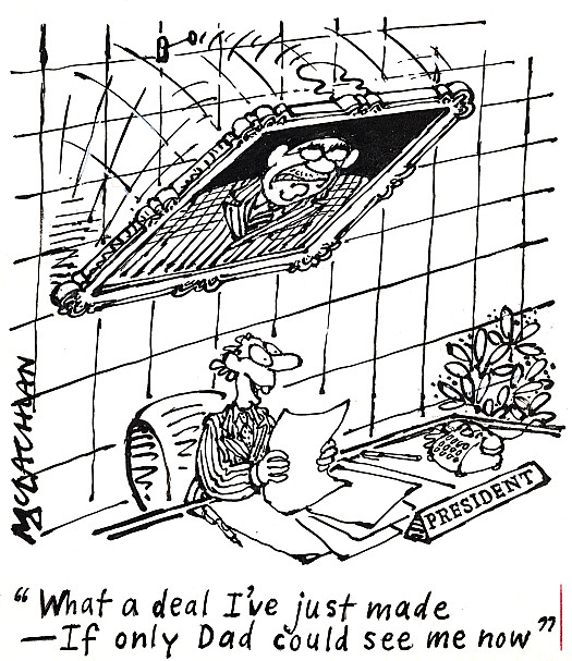 What a deal I've just made &ndash; If only Dad could see me now