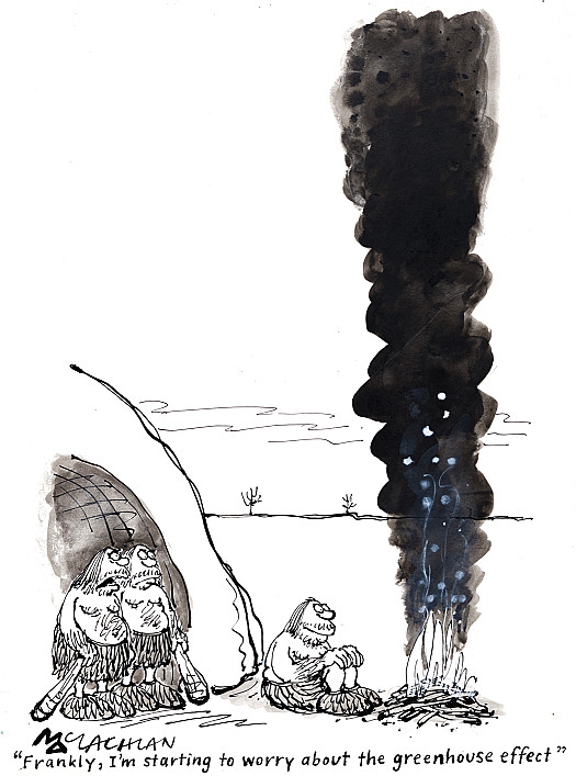 Frankly, I'm starting to worry about the greenhouse effect