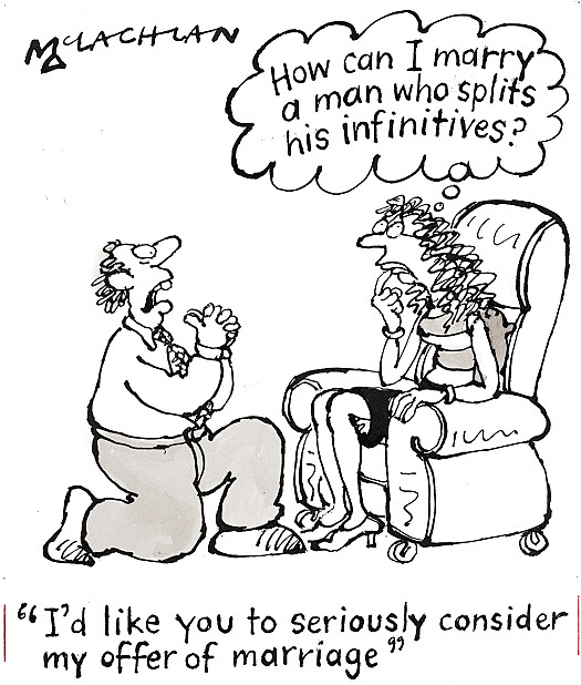 I'd like you to seriously consider my offer of marriage